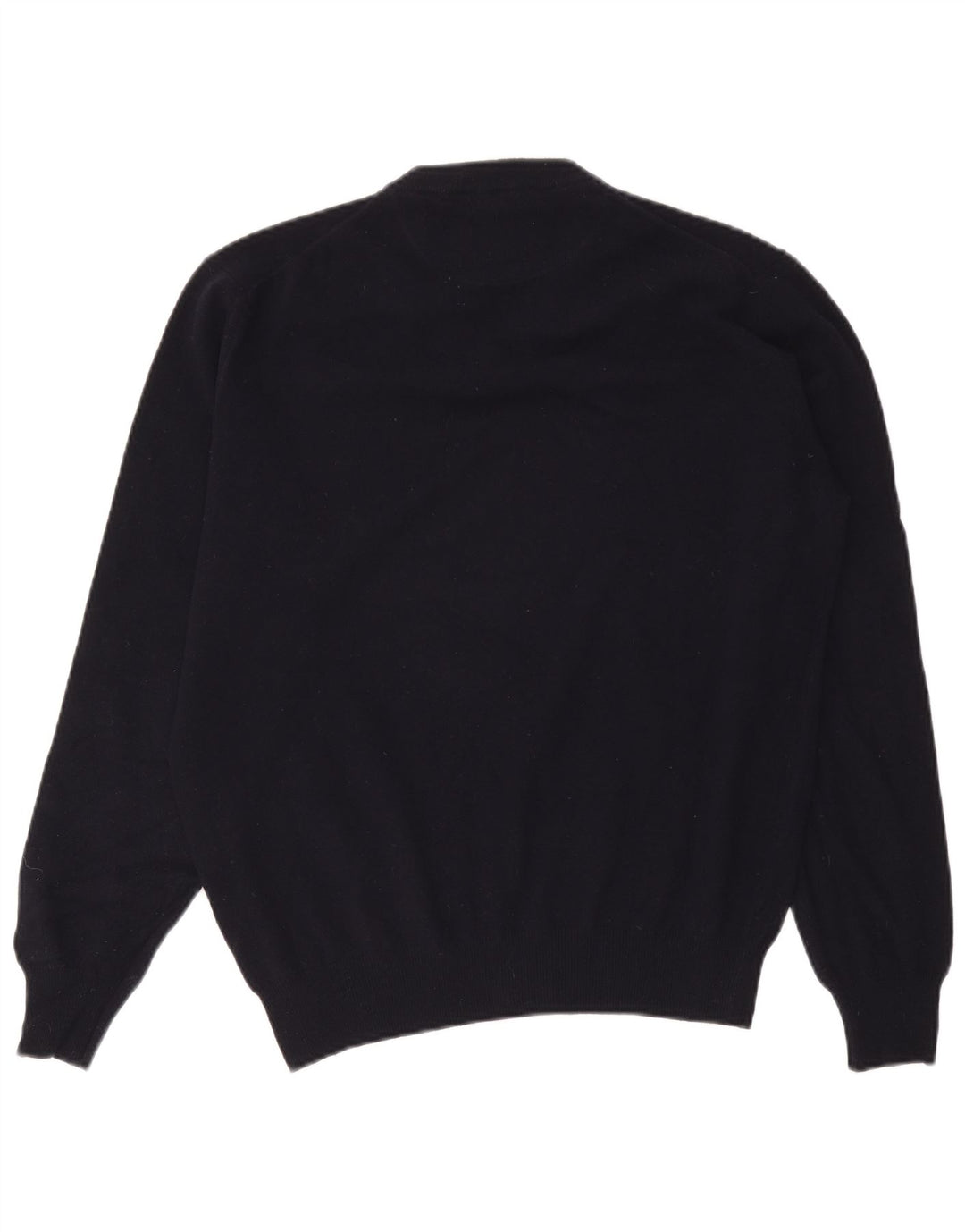 Armata Di Mare Mens V-Neck Jumper Sweater Large Navy Blue Wool