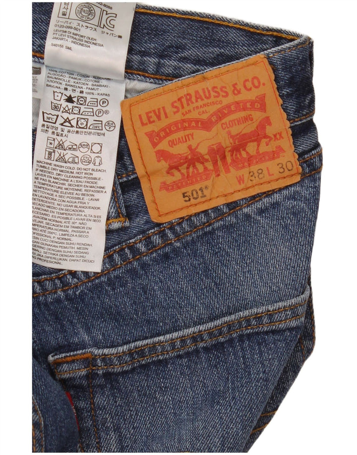 Levi's Uomo 501 Jeans dritti W38 L30 Cotone Blu