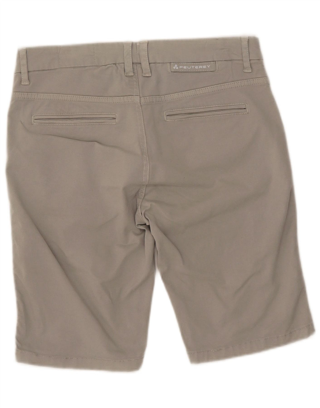 PEUTEREY Mens Chino Shorts IT 48 Medium W32  Grey Cotton