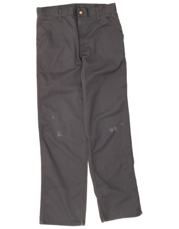 Calça Chino Carhartt Masculina Reta W30 L34 Cinza Poliéster