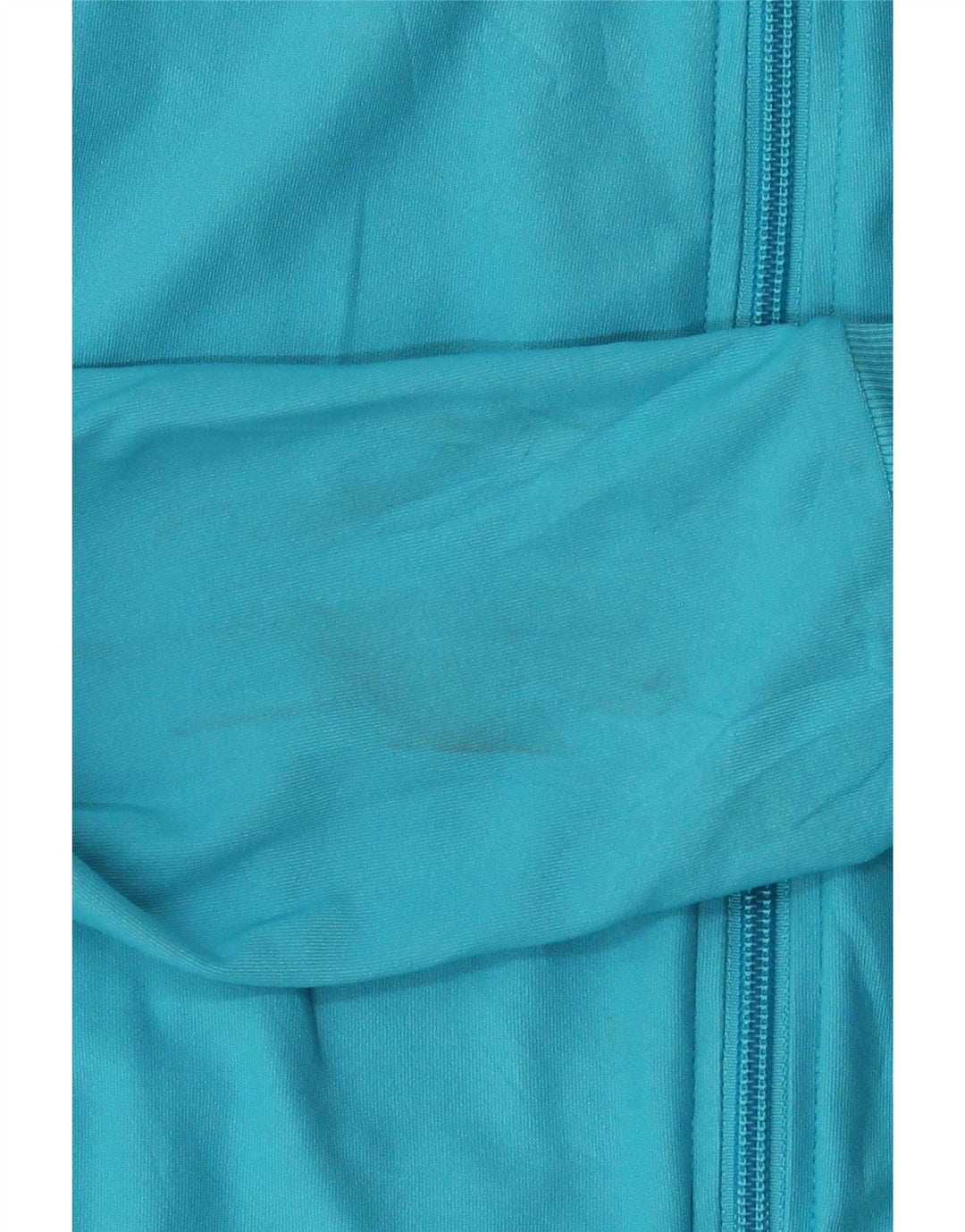 NIKE Womens Dri Fit Tracksuit Top Jacket UK 8/10 Small Blue Polyester