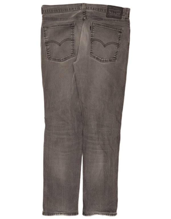 Levi's Mens 511 Slim Jeans W36 L32 Γκρι βαμβακερό
