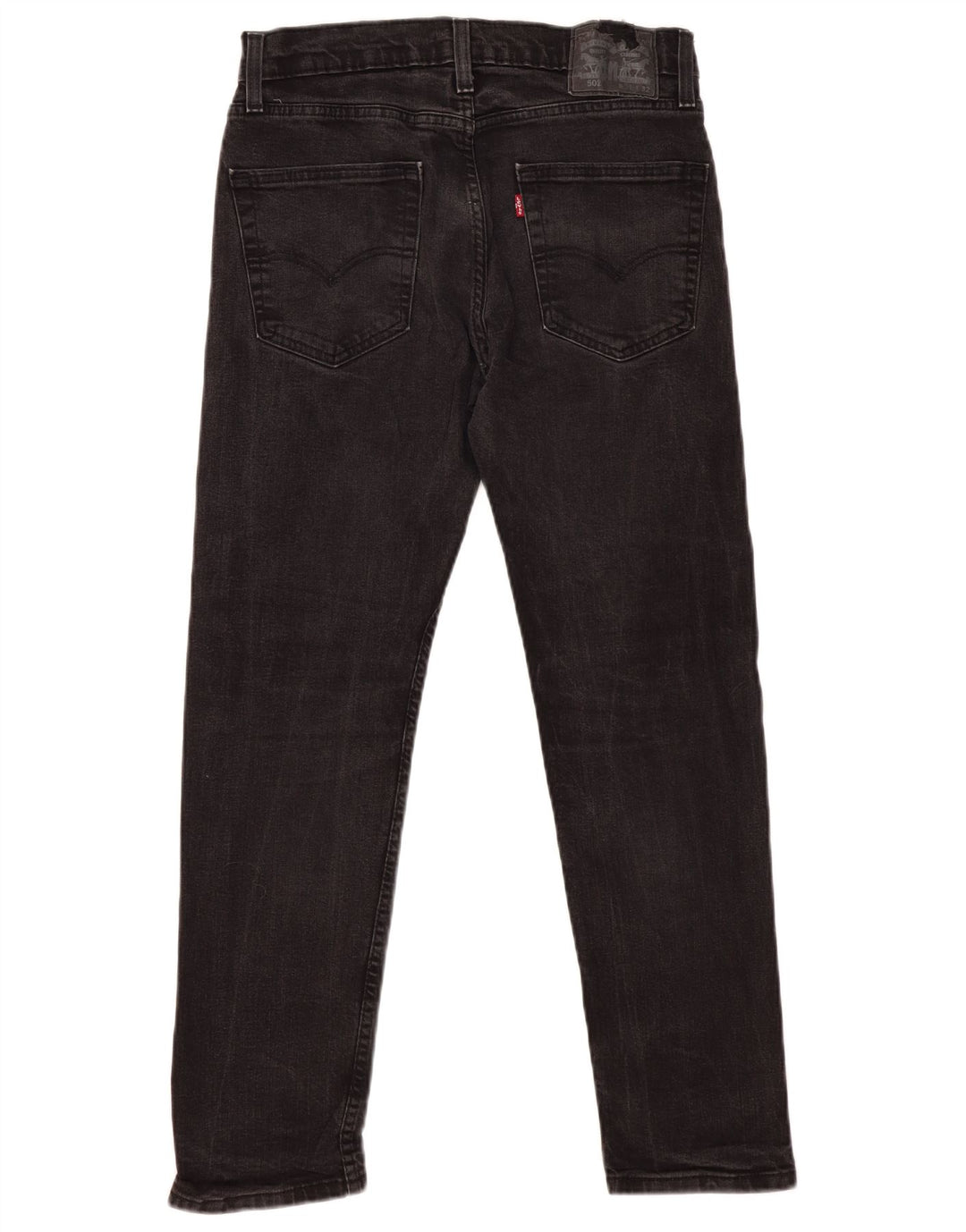 Levi's Herren 502 Straight Jeans W31 L29 Graue Baumwolle