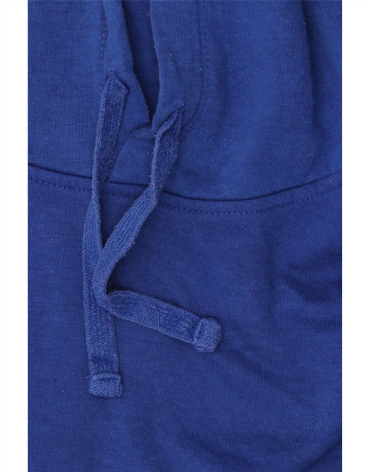 Zara Womens Oversized Hoodie Jumper UK 14 Medium Blue Cotton