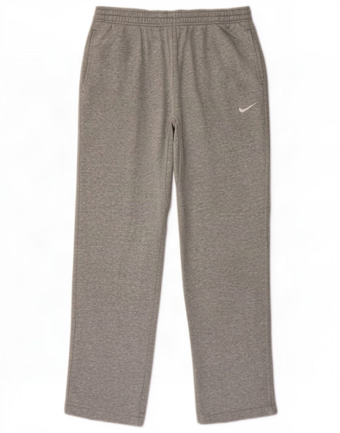 Nike Mens Tracksuit Trousers Medium Grey Flecked Cotton