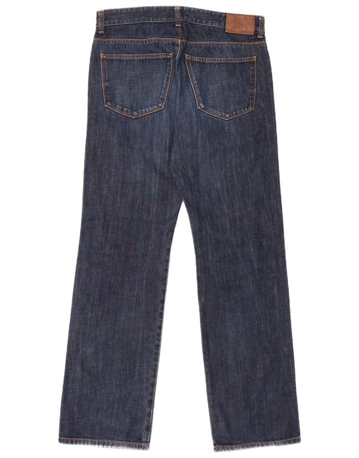 GANT Mens Straight Jeans W33 L34 Navy Blue