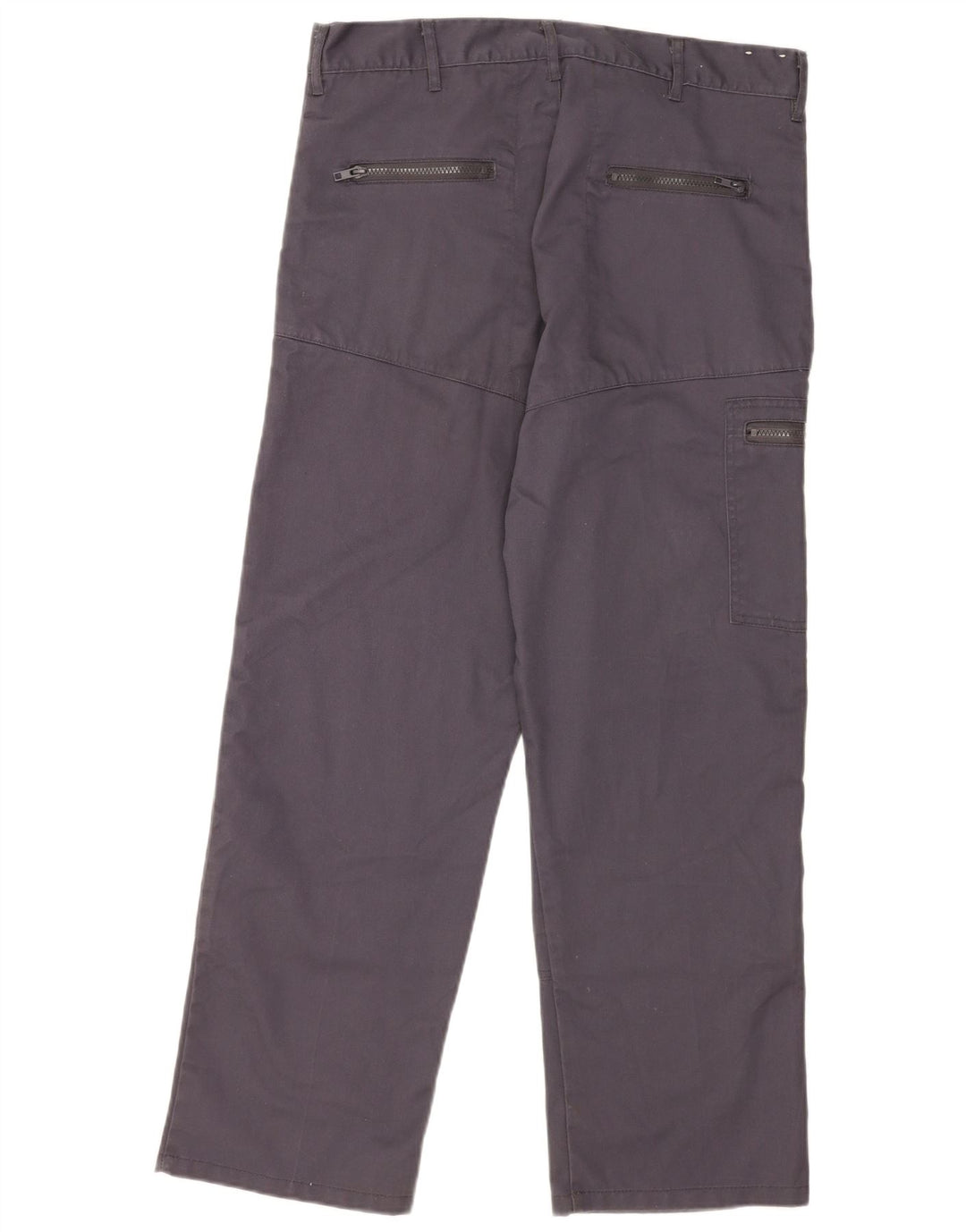 Dickies Mens Straight Cargo Trousers W34 L29 Navy Blue Polyester