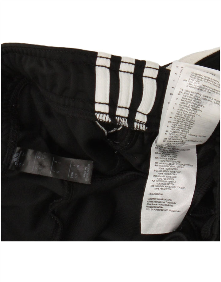 Adidas Womens Tracksuit Trousers Joggers UK 10 Small  Black Polyester
