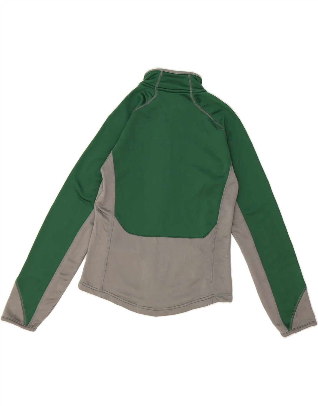 NFL TEAM APPAREL Girls Tracksuit Top Jacket 10-11 Years Medium Green Vintage NFL TEAM APPAREL and Second-Hand NFL TEAM APPAREL from Messina Hembry 