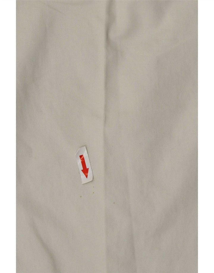 Marks & Spencer Mens Regular Fit Chino Trousers W34 L29 White Cotton
