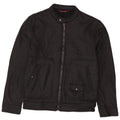 Giubbotto bomber da uomo Zara UK 38 poliestere nero medio