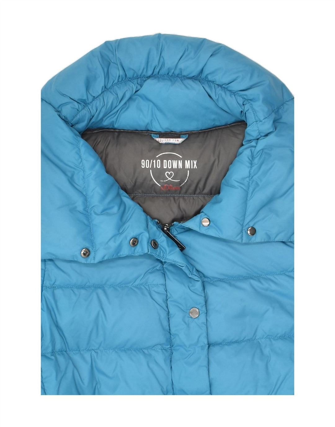 S.OLIVER Womens Padded Jacket UK 10 Small Blue Polyamide | Vintage S.Oliver | Thrift | Second-Hand S.Oliver | Used Clothing | Messina Hembry 