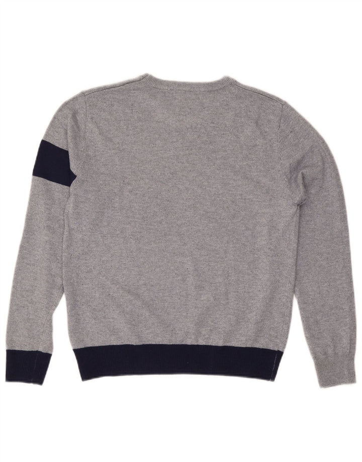 Cesare Paciotti 4US Boys Crew Neck Jumper Sweater 15-16 Years Grey