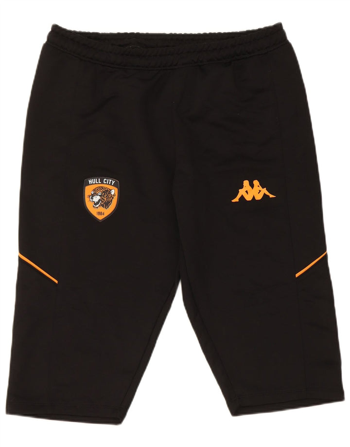 Kappa Short de Sport Gara Bermuda Homme Noir Moyen Polyester
