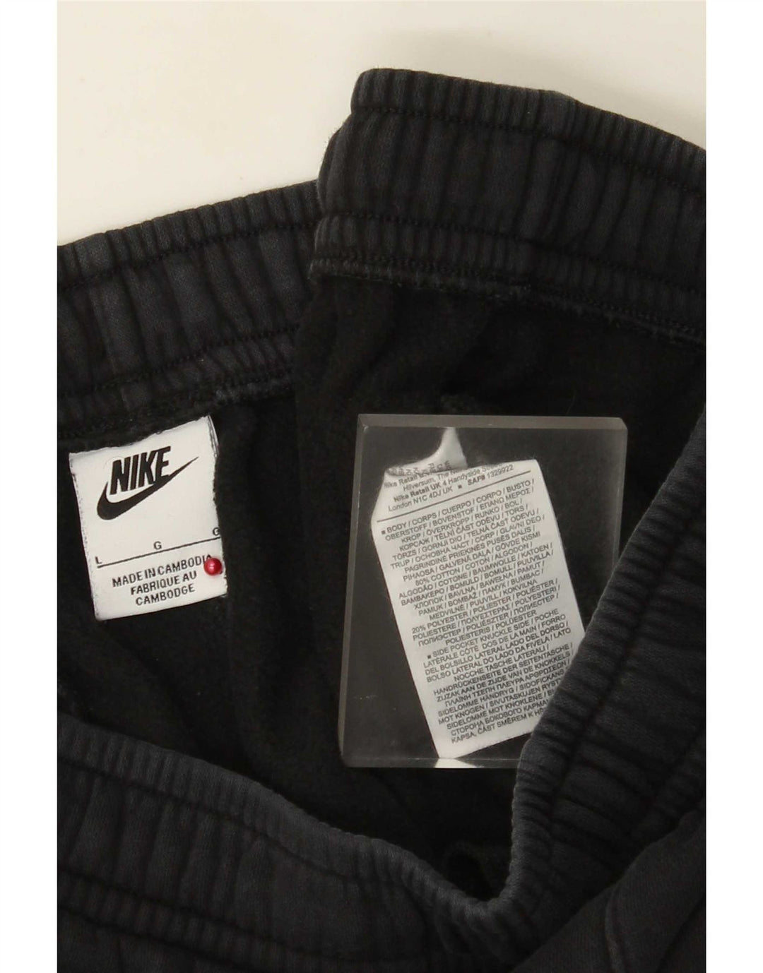 Pantaloni da tuta da donna Nike Joggers grandi in cotone nero