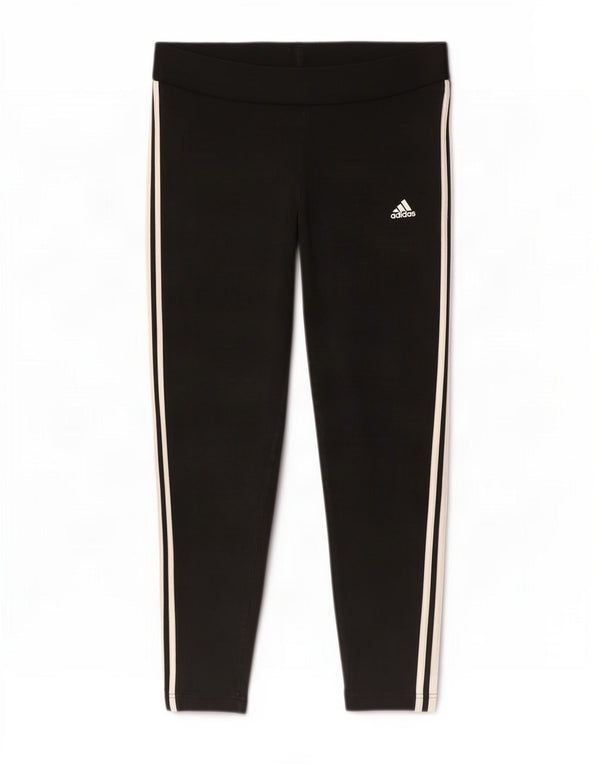 Adidas Womens Leggings UK 20/22 XL Black Cotton