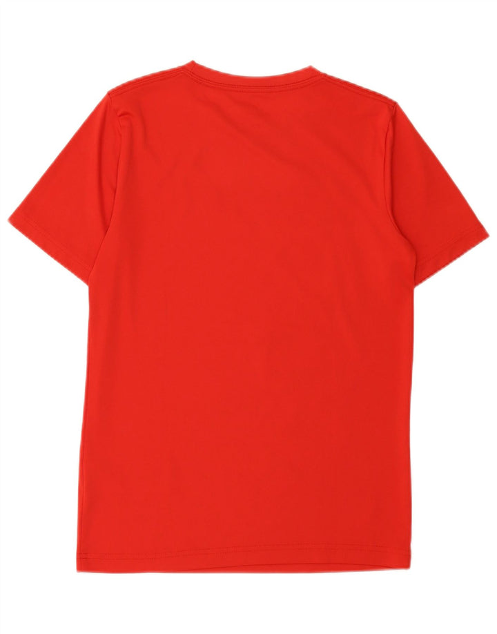 Jordan Boys Graphic T-Shirt Top 12-13 Years Large Red Polyester