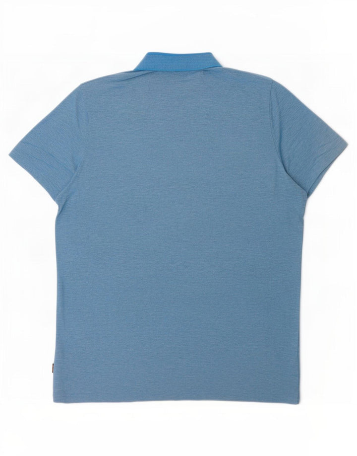Hugo Boss Polo Homme 2XL Bleu Coton