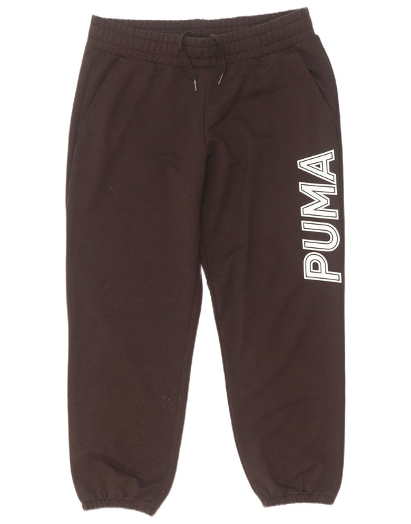 Pantaloni de trening cu grafic pentru femei Puma Pantaloni de jogging UK 14 Medium Black