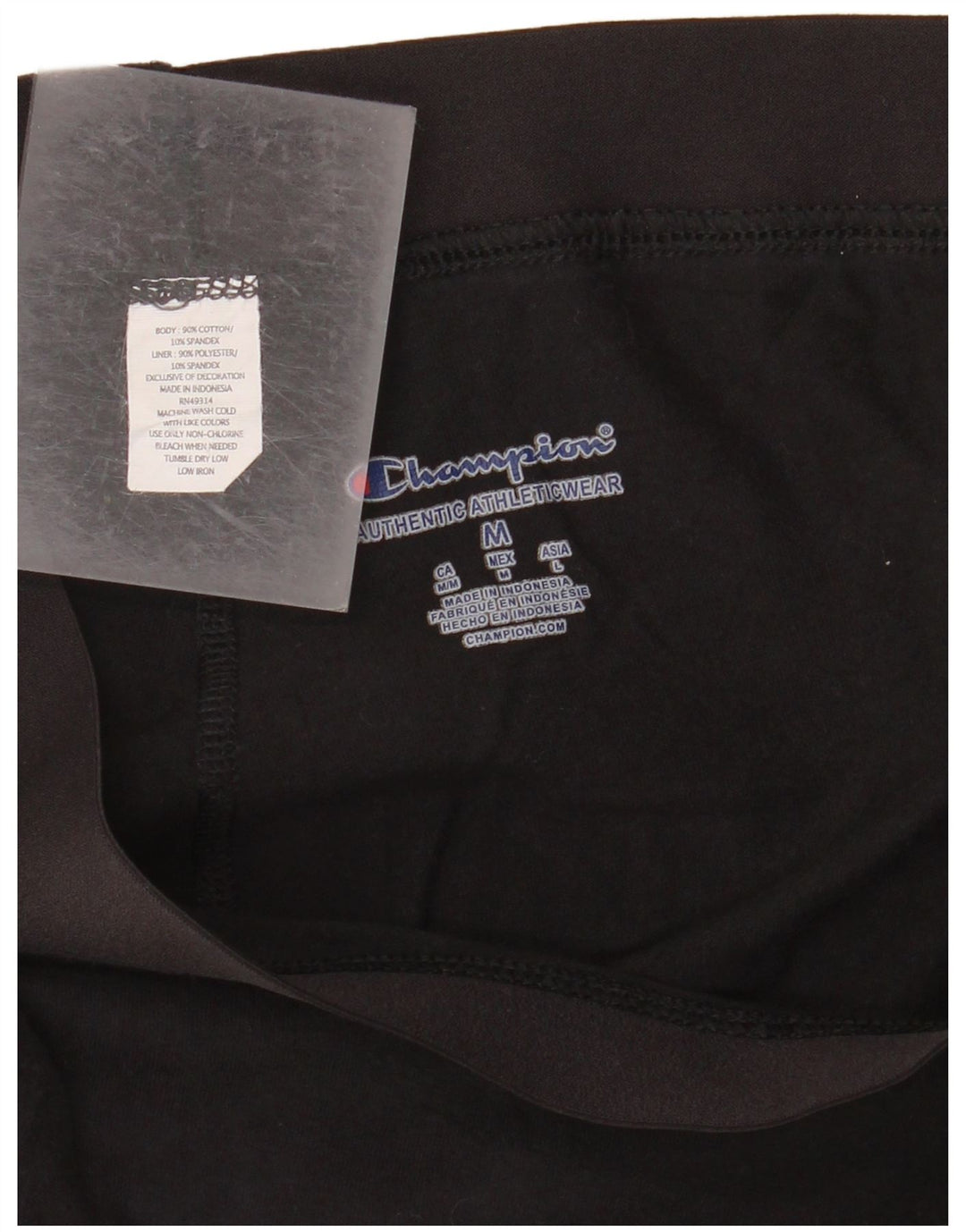 CHAMPION Womens Colorado State Rams Leggings UK 12 Medium  Black Cotton
