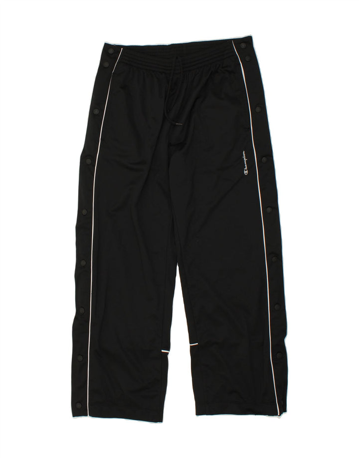 CHAMPION Womens Tracksuit Trousers UK 16 Large Black Polyester Vintage Champion and Second-Hand Champion from Messina Hembry 