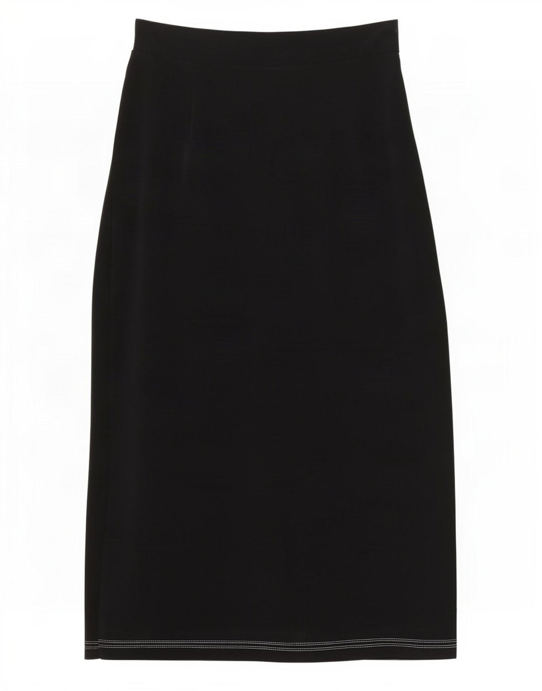 Simon Ellis Womens High Waist Wrap Skirt W30 Medium Black Triacetate