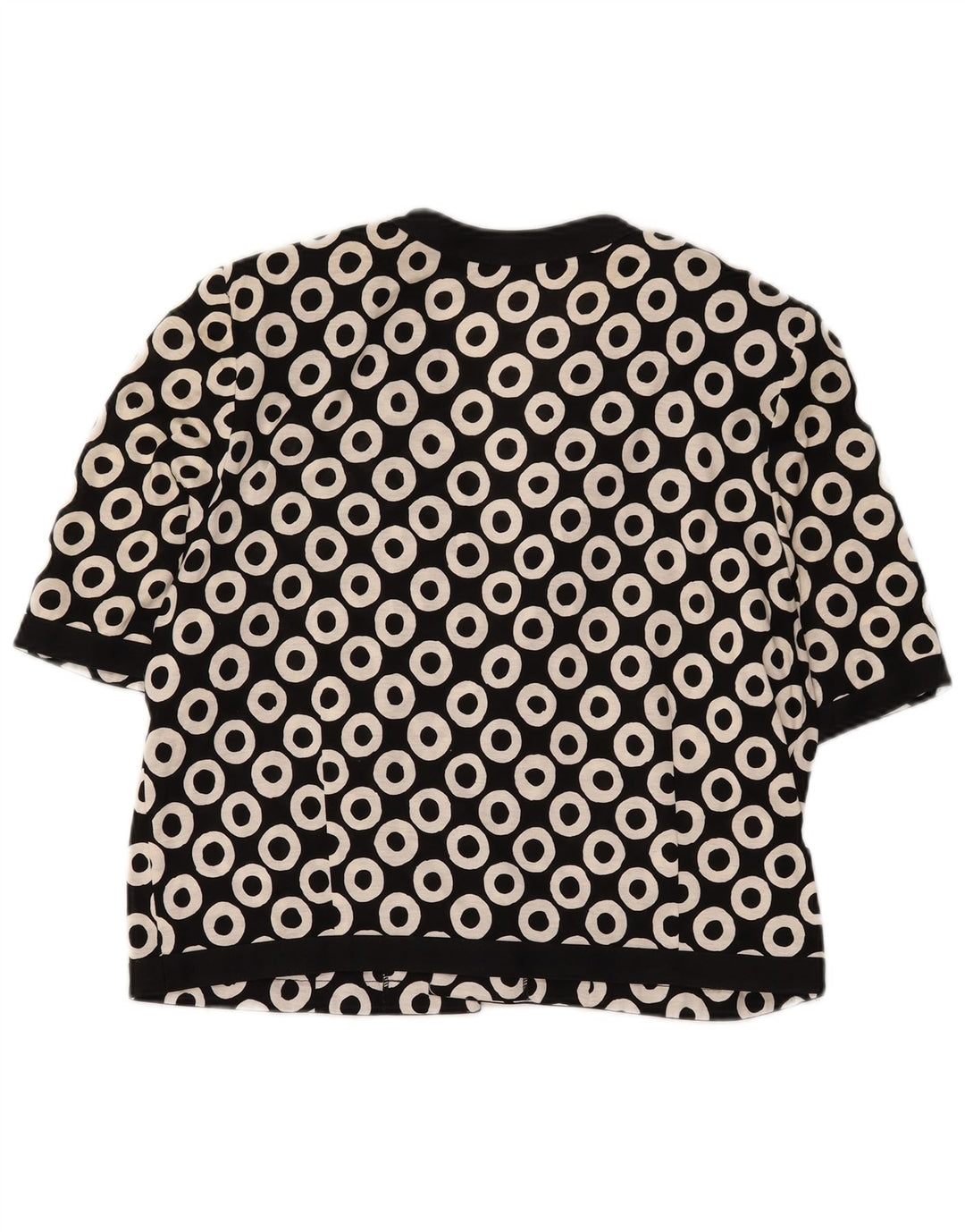 Vintage Womens 2 Piece Set UK 16 Large Black Geometric