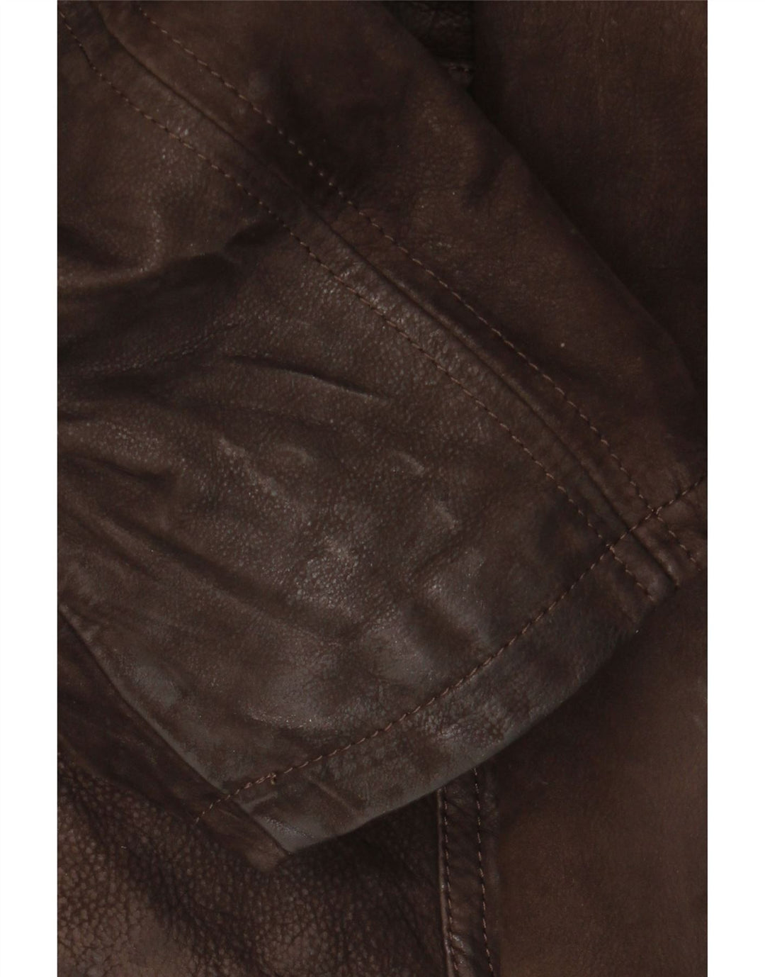 Vintage Mens Leather Jacket IT 56 3XL Brown Leather
