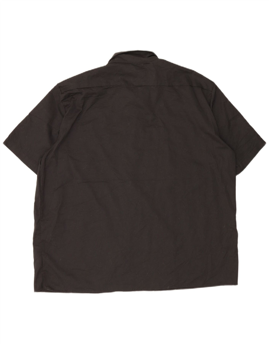 Dickies Mens Short Sleeve Shirt 2XL Black Polyester