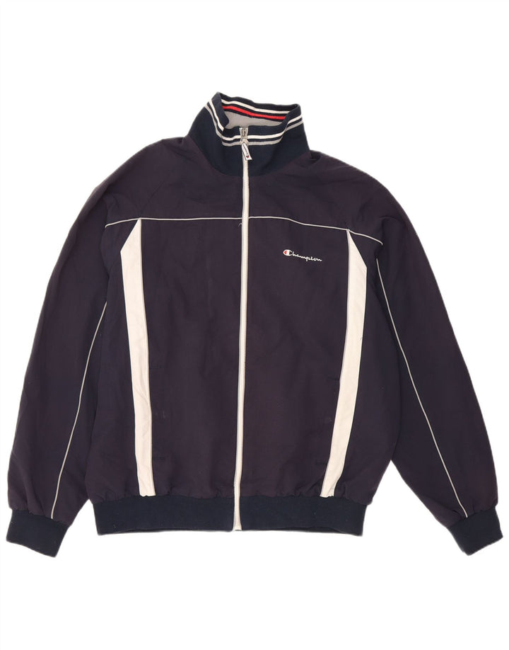 Giacca da tuta da uomo CHAMPION XL Poliestere color block blu navy