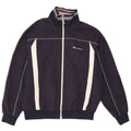 CHAMPION Herren-Trainingsanzug-Oberteil, Jacke, XL, Marineblau, Farbblock-Polyester