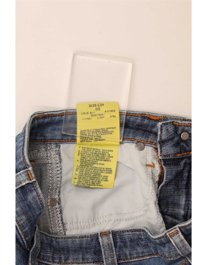 Jeans Wrangler Donna Eve Bootcut W26 L29 Cotone Blu