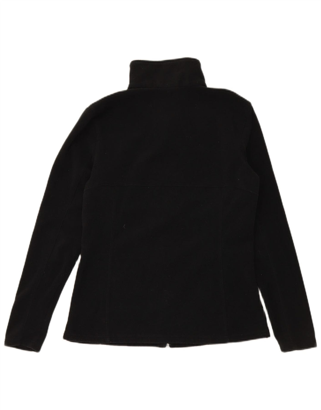 COLUMBIA Womens Fleece Jacket UK 14 Large Black Polyester