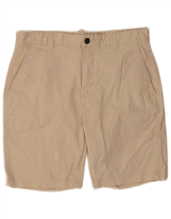 Zara Mens Chino Shorts EU 40 Medium W31  Beige Cotton