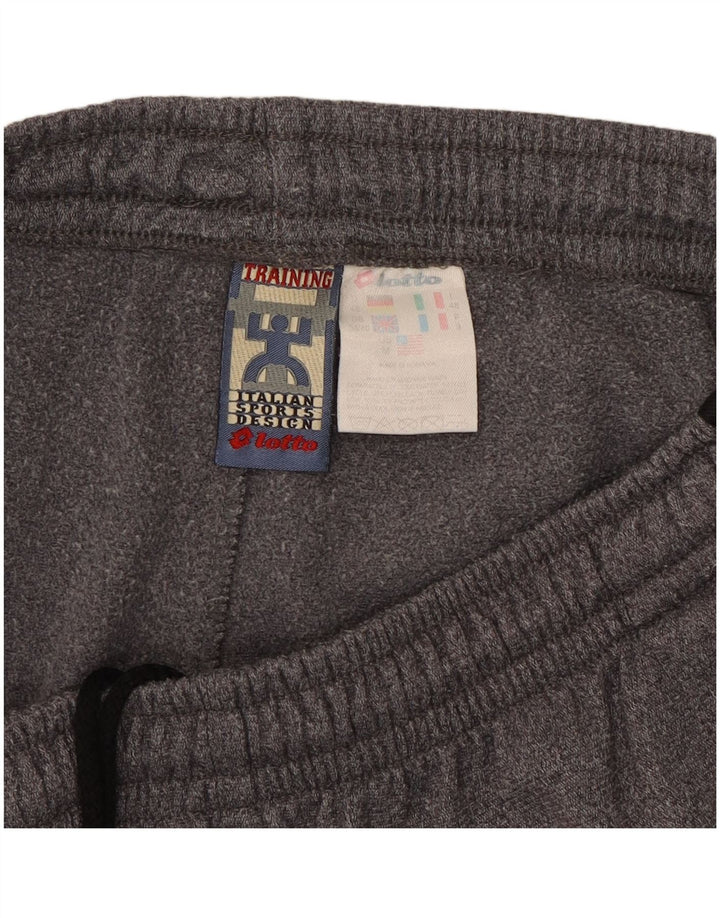 LOTTO Mens Training Tracksuit Trousers Medium Grey Polyester