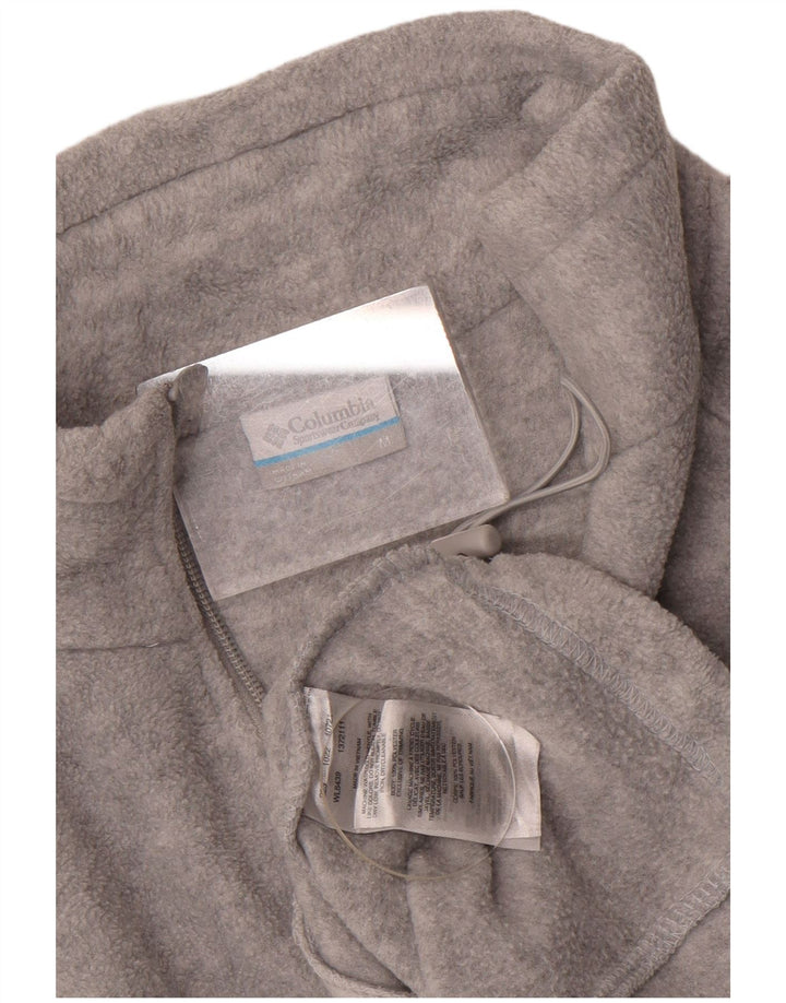 Columbia Dame Fleecejakke UK 14 Medium Grey Polyester