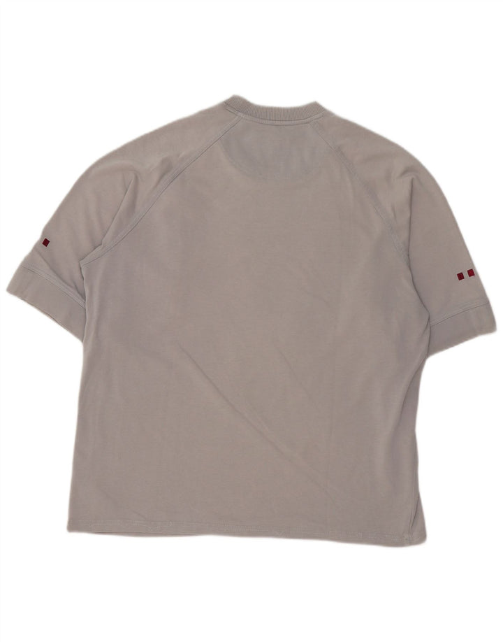 Adidas Mens T-Shirt Top Large Grey Cotton