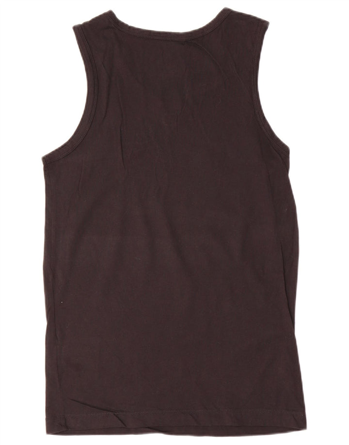 Nike Mens Graphic Vest Top XS Black Cotton