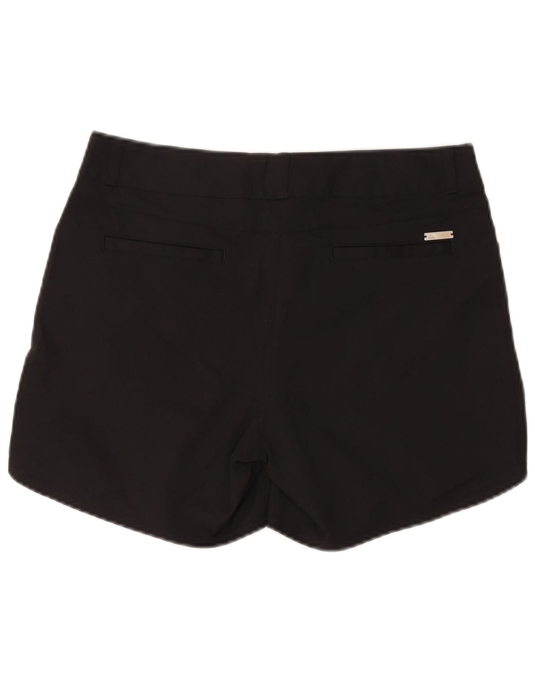 Adidas Womens Casual Shorts US 8 Medium Black Polyester