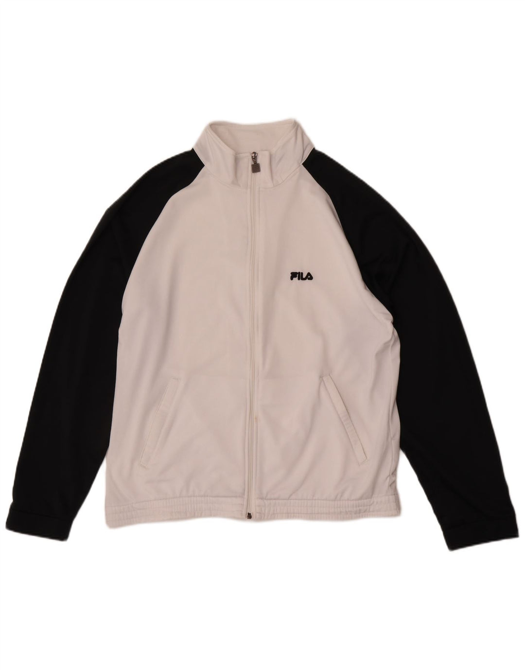 Fila Træningsdragt til mænd Topjakke Medium White Colourblock Polyester