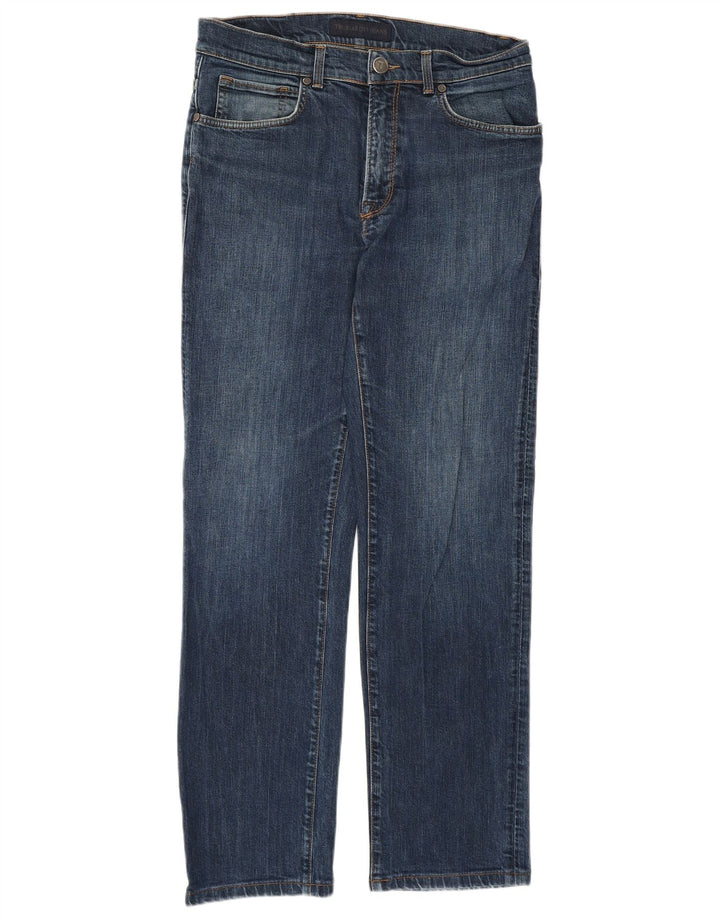 Trussardi lige jeans til kvinder W32 L29 blå bomuld