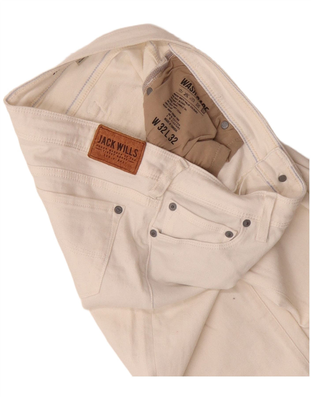 JACK WILLS Womens Slim Jeans W32 L28 White