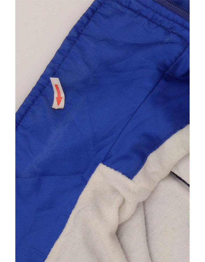 Trening pentru bărbați Vintage Top Jachetă XL, poliester geometric, albastru