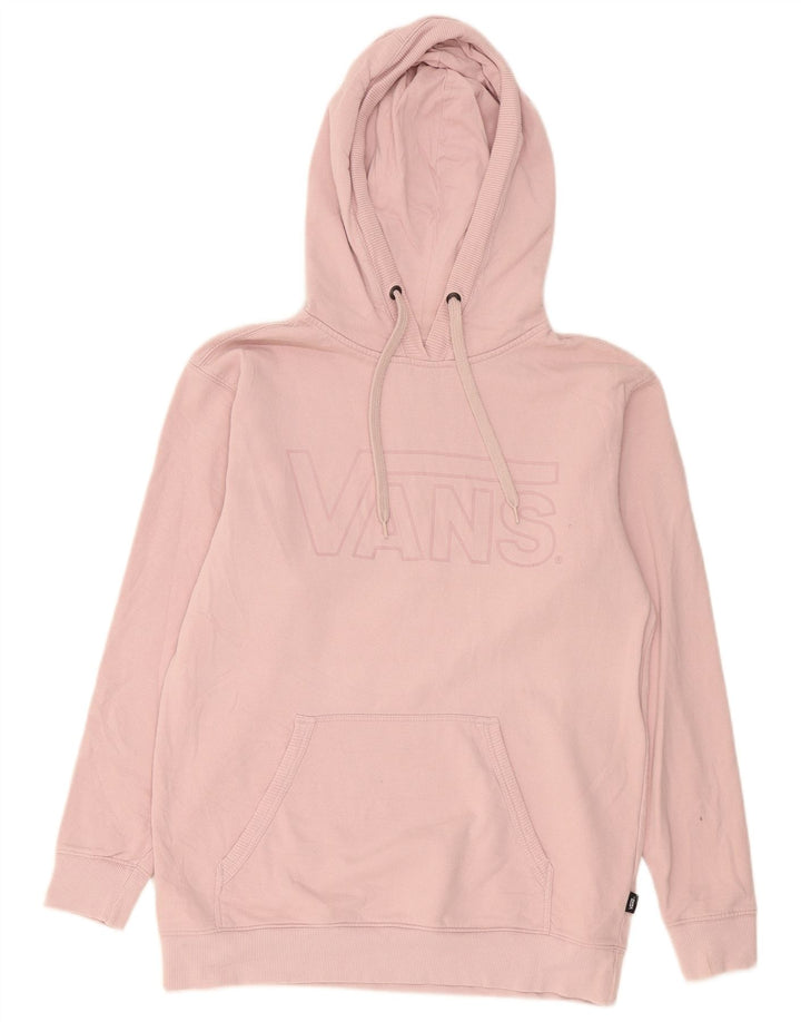 Vans Mens Graphic Hoodie Jumper Small Pink