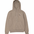 Suéter masculino NIKE com capuz e zíper XS cinza algodão