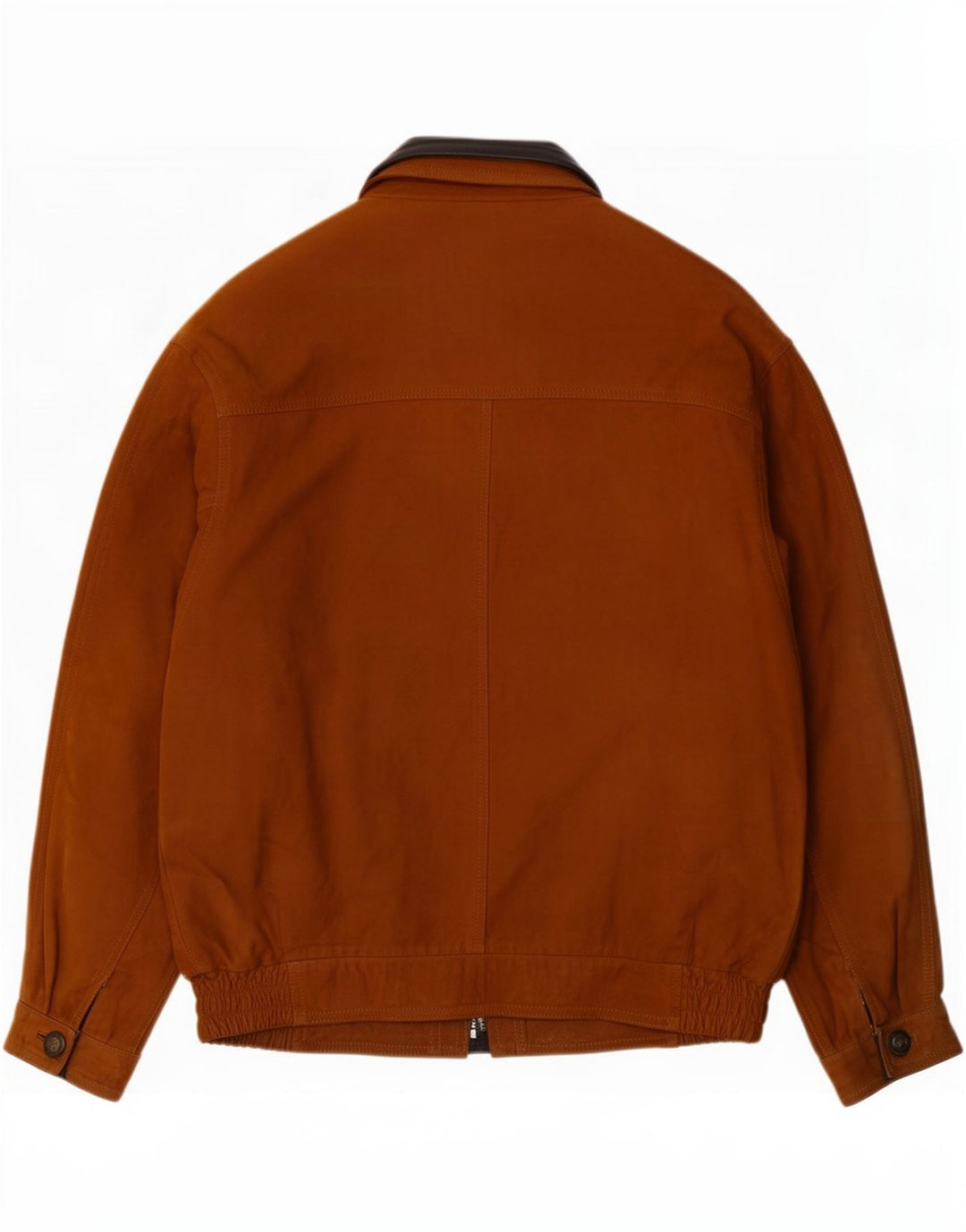 Giacca in pelle da uomo vintage IT 54 2XL Marrone