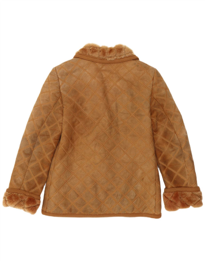 Rupp & Taureck Couture Γυναικείο Shearling Jacket UK 14 Medium Brown