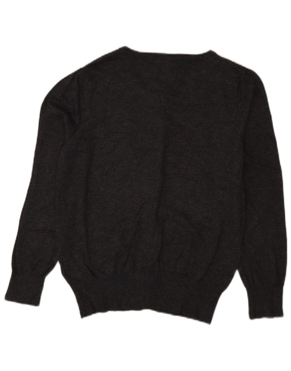 Marks & Spencer Womens Cardigan Sweater UK 12 Medium Grey Viscose