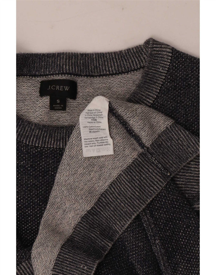 J. Crew Mens Boat Neck Jumper Sweater Small Navy Blue Cotton