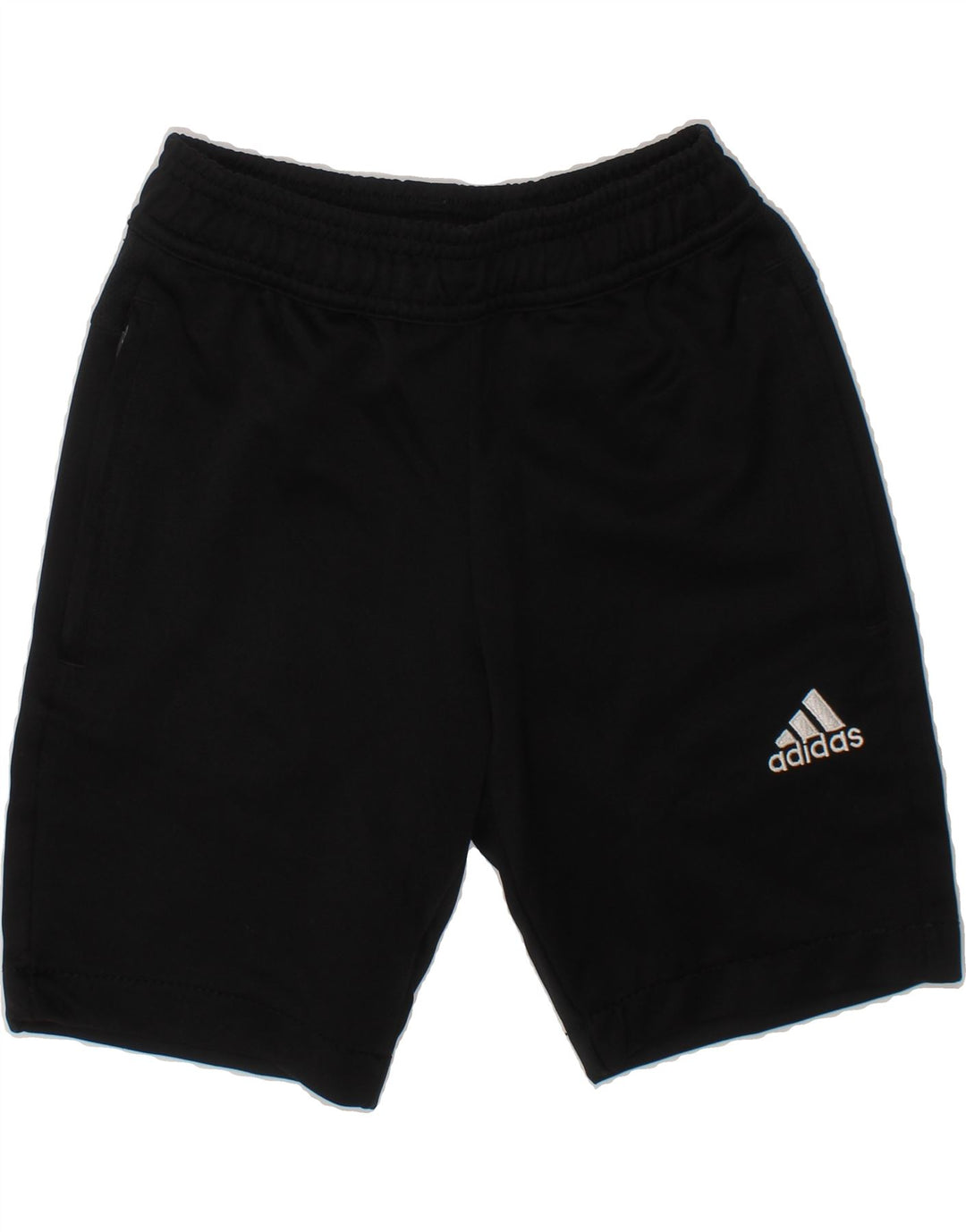 ADIDAS Boys Sport Shorts 7-8 Years  Black Polyester Vintage Adidas and Second-Hand Adidas from Messina Hembry 